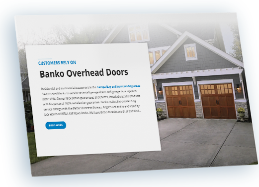 Website Design for Customer Rely