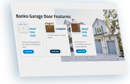 Website Design for Door Features