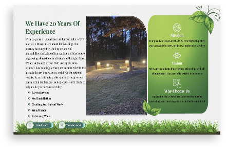 Landscape & Lawn Care
Website Screenshot1