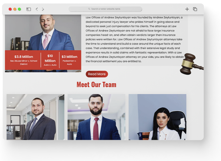 Web Design Law Firms