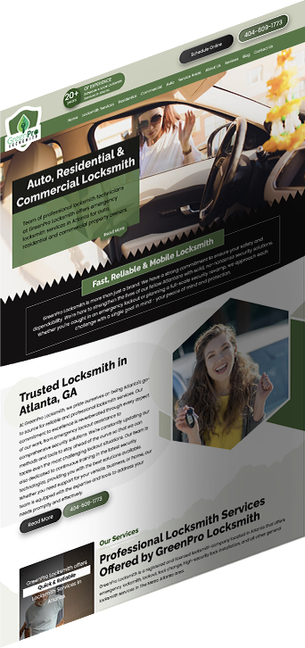 Website Design Locksmith Shops