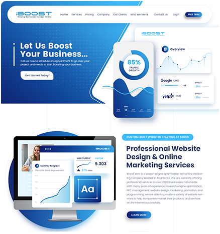 iBoost Website Sitemap
