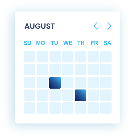 Content schedule
