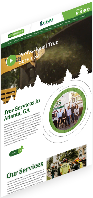 Website for Tree Service