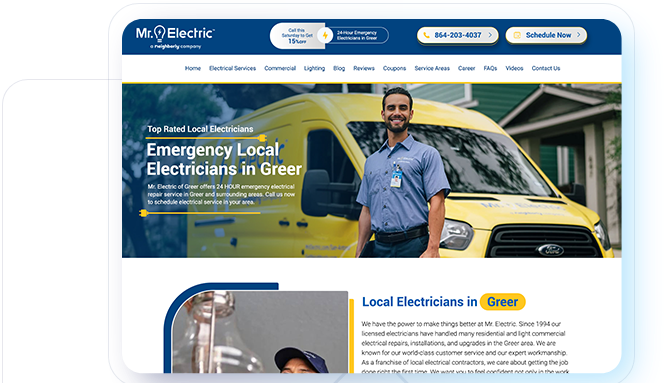 Website Design for Mr.Electric